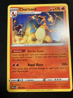 Charizard 2025 McDonald’s Happy Meal Pokemon Promo Card M24 001/015 NM - Image 1