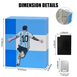 Soccer Trading Card Box - 2400+ Card Storage Box with 4 Supporters & 10 Color... - Image 4