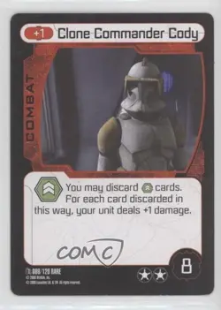 2008 Star Wars: Pocket Model Trading Card Game - Wars Clone Commander Cody 0b0g - Image 1