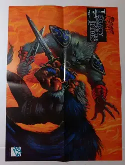 Rage Legacy of the Tribes vintage Print Ad/Poster White Wolf TCG Card Game Art - Image 3
