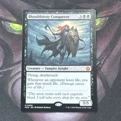 Bloodthirsty Conqueror - Foundations - NM - MTG Magic - Mythic - Creature  - Image 1