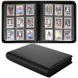 9-Pocket Toploader Binder, Holds 360 3"x 4" 35PT Rigid Card Holders, Protecti... - Image 1