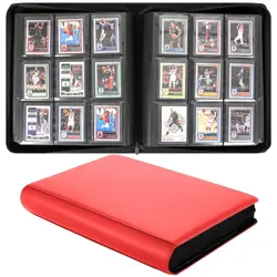 9-Pocket Toploader Binder, Holds 360 3"x 4" 35PT Rigid Card Holders, Protecti... - Image 1