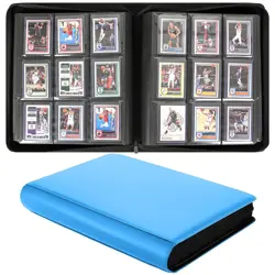 9-Pocket Toploader Binder, Holds 360 3"x 4" 35PT Rigid Card Holders, Protecti... - Image 1