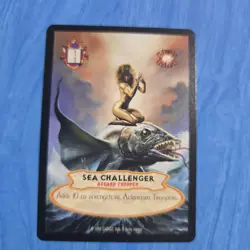 Hyborian Gates CCG "SEA CHALLENGER" Boris Vallejo Trading Card 1995 L/E - Image 1
