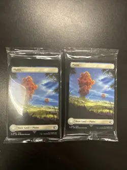 2x 16 NON Foil Final Fantasy MTG Full Art Basic Land Complete Set Sealed Pack - Image 2