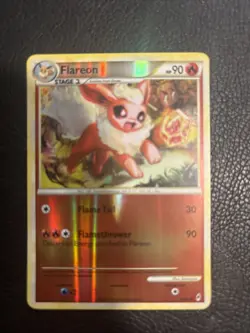 2011 POKEMON FLAREON 44/95 - REVERSE HOLO- CALL OF LEGENDS CARD - Image 1