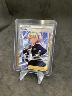 Peonia 196/198 - Chilling Reign - Full Art Trainer Pokemon Card - NM Condition - Image 1