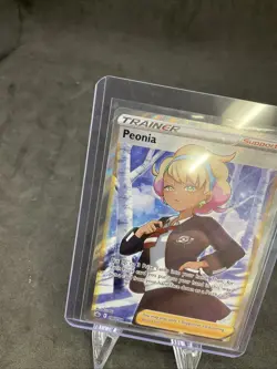 Peonia 196/198 - Chilling Reign - Full Art Trainer Pokemon Card - NM Condition - Image 3