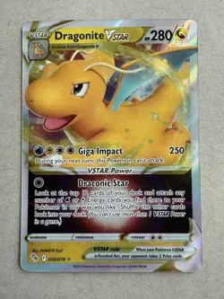 Pokemon TCG Dragonite VSTAR Holo Ultra Rare Card 050/078 Pokemon Go - Image 1