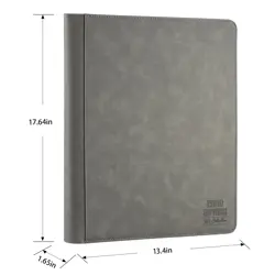 Premium Ringless Trading Card Binder - 1024 Capacity, 16 Side-Loading Pockets pe - Image 3