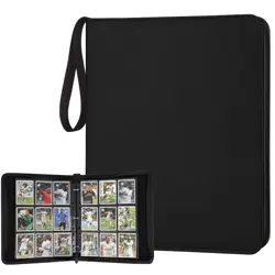 9 Pocket Card Binder, Premium Zip Trading Card Binder, 720 Double Sided Pocke - Image 1