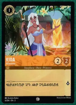 Kida - Atlantean - Into The Inklands #6 - Disney Lorcana TCG Card - Image 1