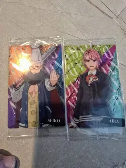 Aira 04 & Seiko 03 Japanese Dandadan Wafer Card Bandai Sealed - Image 1