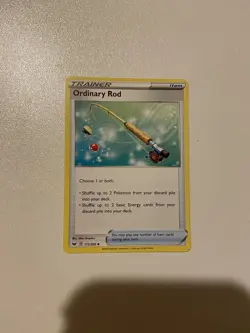 Ordinary Rod 171/202 Near Mint Uncommon Sword & Shield Pokemon Card TCG 2020 - Image 1