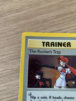 Pokemon WOTC Card - The Rocket's Trap - Gym Heroes - Holo Rare - 19/132 - Image 3