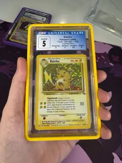 Raichu CosmosFossil Holo Test Print 1999 WOTC Pokemon Card Very Rare 14/62 - Image 4