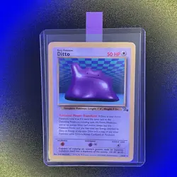 🔥 Ditto 18/62 🔥 Original Non Holo Rare Fossil Set Pokemon Card WOTC TCG 1999 - Image 1