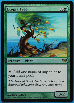 Utopia Tree FOIL 9th Edition PLD Green Rare MAGIC MTG CARD (ID# 498257) ABUGames - Image 1