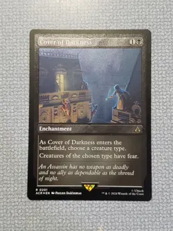 Cover of Darkness Etched Foil NM Assassin's Creed MTG - Image 1
