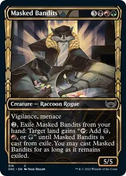 Masked Bandits (Showcase) - 319 / English / Near Mint MTG - Image 1