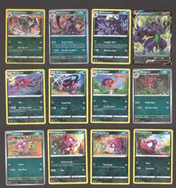 12X Grimmsnarl Morgrem Impidimp Pokemon Cards MEGA BUNDLE V Rare Holo LOT - Image 1