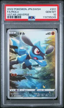 US SELLER PSA 10 Riolu 201/172 Vstar Universe Pokemon Japanese AR - Image 1