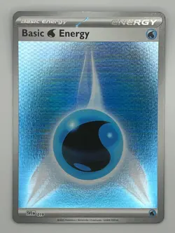 Pokemon TCG - Water Energy - 019 (Horizontal Holo) - Black Bolt & White Flare - Image 1
