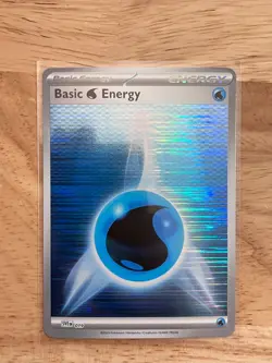 Pokemon TCG - Water Energy - 019 (Horizontal Holo) - Black Bolt & White Flare - Image 1
