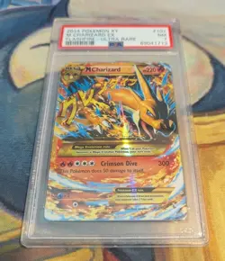 Pokemon XY Flashfire M Charizard EX 107/106 PSA 7 Secret Rare - Image 1