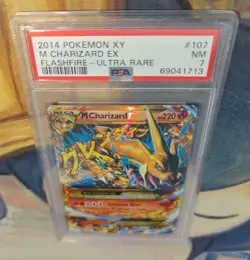 Pokemon XY Flashfire M Charizard EX 107/106 PSA 7 Secret Rare - Image 3