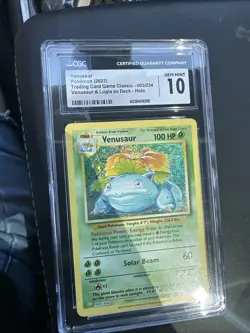 CGC 10 Gem Mint Venusaur - Celebrations Collection Holo 15/102 - Pokemon TCG - Image 1