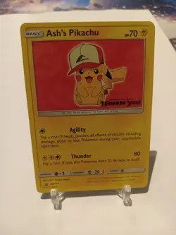 Pokemon Ash's Pikachu - SM109 - SM Promos (SMP) Pokemon The Movie I Choose You! - Image 1