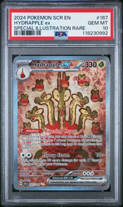 PSA 10 GEM MINT Pokemon Hydrapple ex Stellar Crown Special Illustration 167/142 - Image 1