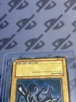 Yugioh TCG - Red-Eyes Black Dragon SDJ-001 Unlimited Holo - Light Play - Joey - Image 4