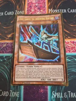 Yugioh Ghost Charon, The Underworld Boatman PGL2-EN005 Gold Secret 1st Ed NM - Image 1