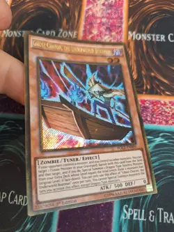 Yugioh Ghost Charon, The Underworld Boatman PGL2-EN005 Gold Secret 1st Ed NM - Image 2