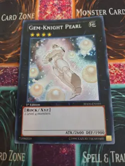 Yugioh Gem-Knight Pearl HA06-EN050 Secret Rare 1st Edition Near Mint - Image 1