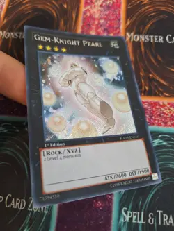 Yugioh Gem-Knight Pearl HA06-EN050 Secret Rare 1st Edition Near Mint - Image 2