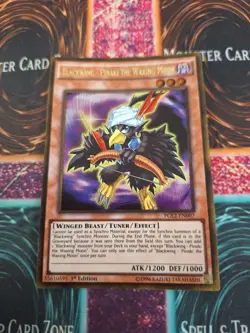 Yugioh Blackwing - Pinaki the Waxing Moon PGL2-EN007 Gold Secret 1st Edition NM - Image 1