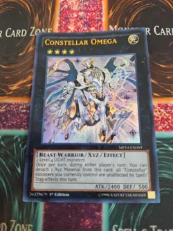 Yugioh Constellar Omega MP14-EN059 Ultra Rare 1st Edition Near Mint - Image 1