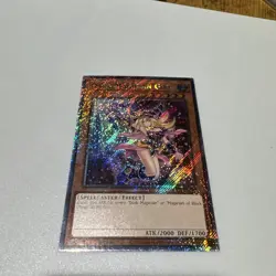 Yugioh Dark Magician Girl 7th Art Platinum Secret Rare 1st Edition NM - Image 2