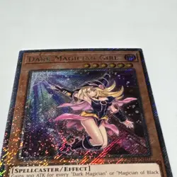 Yugioh Dark Magician Girl 7th Art Platinum Secret Rare 1st Edition NM - Image 5