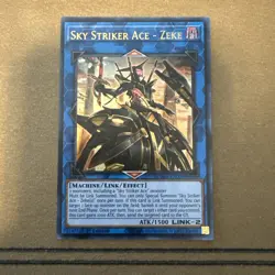1x Sky Striker Ace - Zeke - MAMA-EN008 - Ultra Rare 1st Edition - NM YuGiOh - Image 1