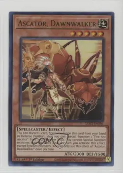 Ascator Dawnwalker Ultra Rare 1st Ed. YuGiOh Legendary Duelists: Season 3 10cj - Image 1