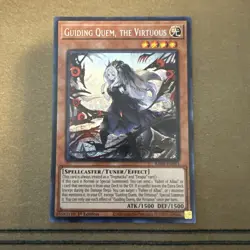 1x Guiding Quem, the Virtuous - RA04-EN043 - Secret Rare Stampede NM YuGiOh - Image 1