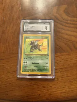 Pokemon TCG Pinsir Holo Rare Card 9/64 Jungle Unlimited Vintage - Image 1