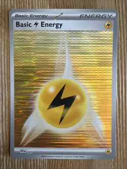 Lightning Energy Reverse Holo Black Bolt/White Flare - Pokemon Card TCG 2025 NM - Image 1