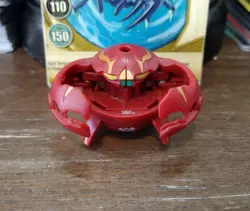 Bakugan B2 Pyrus Terrorclaw 380G Red Battle Brawlers W/ Card! - Image 2