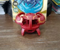 Bakugan B2 Pyrus Terrorclaw 380G Red Battle Brawlers W/ Card! - Image 3